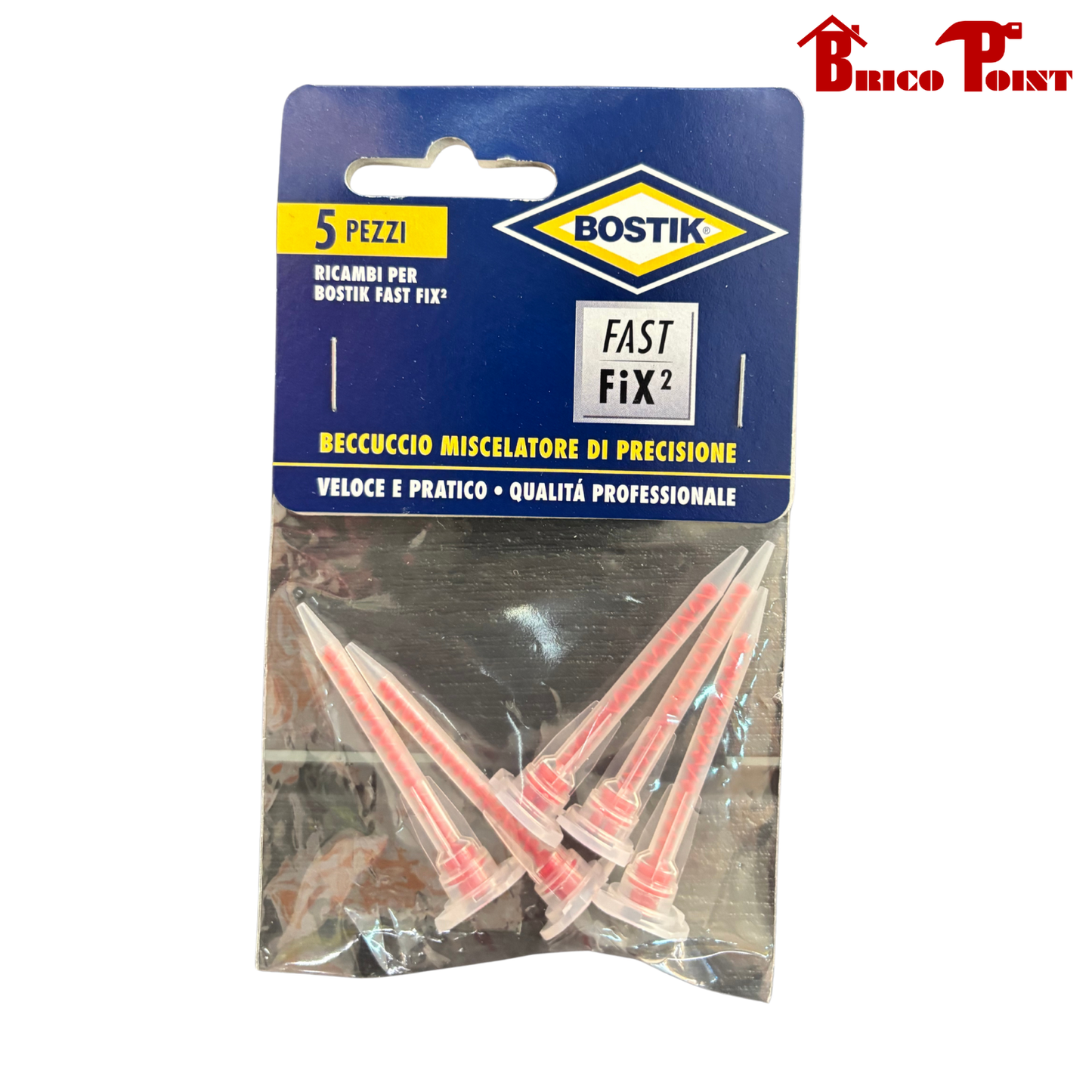 Bostik Fast Fix² Beccuccio Miscelatore Precisione 5 pz