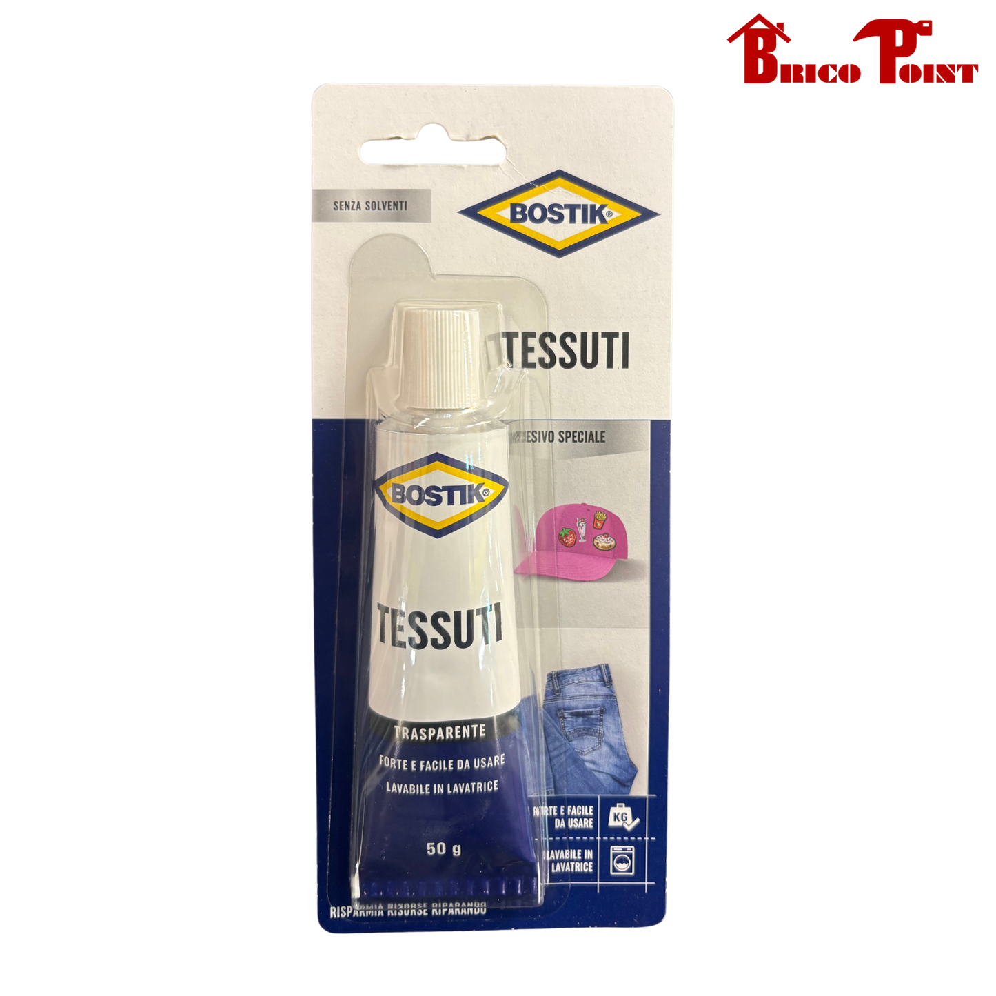 Bostik Colla Tessuti Adesivo Lavabile 50 g