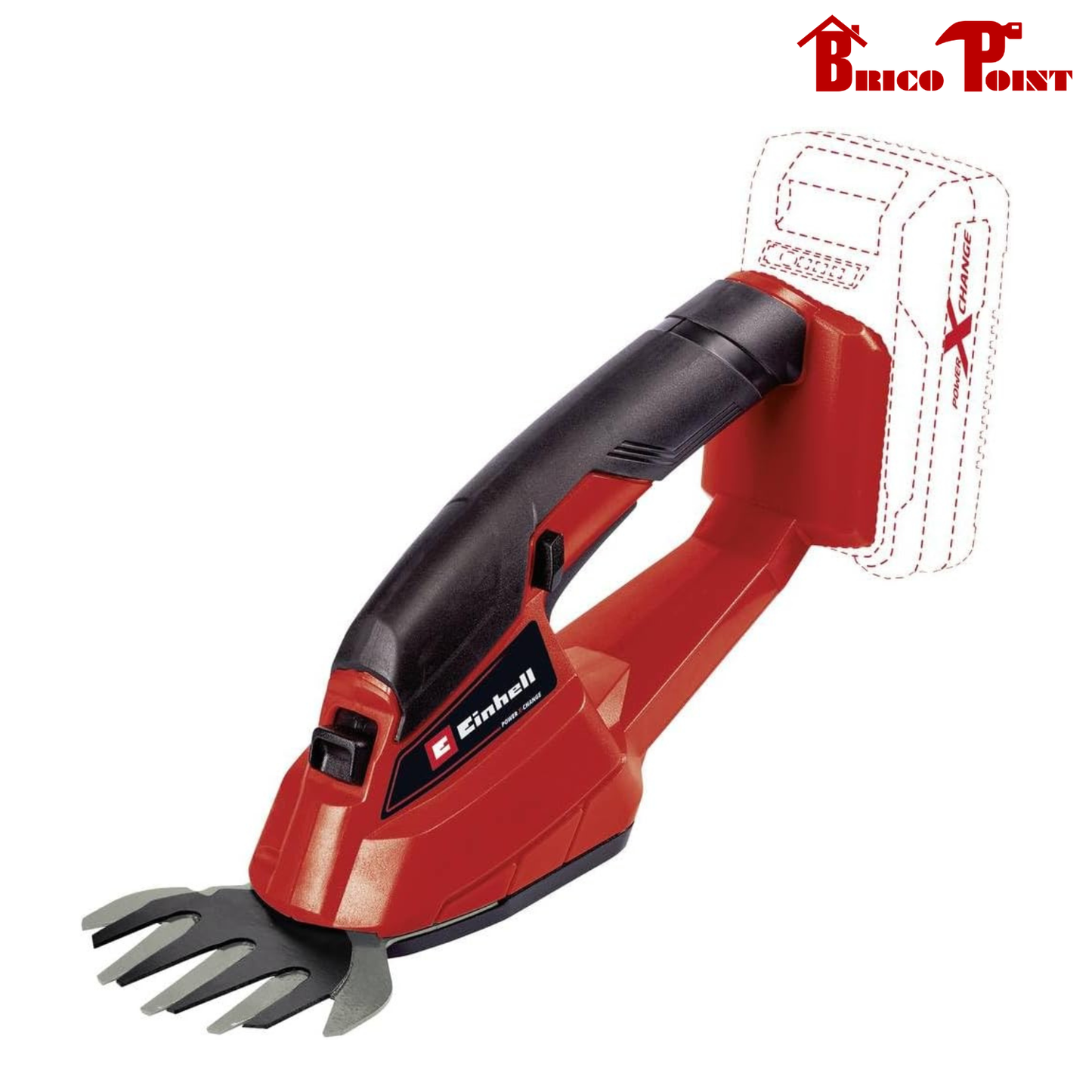 Einhell Forbice tagliaerba a batteria GE-CG 18/1 Li-Solo