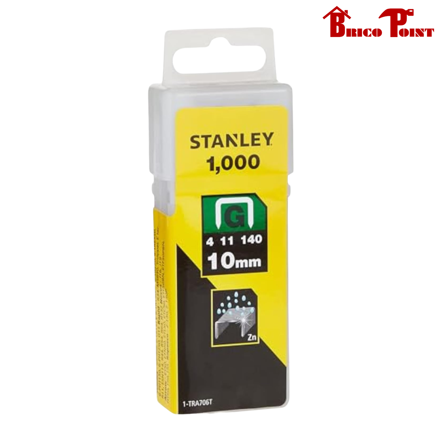 Stanley Graffette confezione 1000 punti tipo G 10 mm