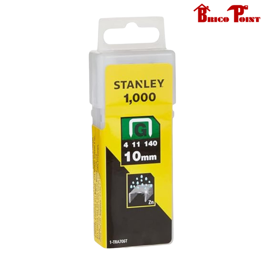 Stanley Graffette confezione 1000 punti tipo G 10 mm