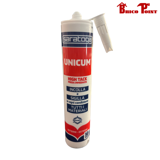 Saratoga Unicum High Tack Adesivo Sigillante Bianco 460 g