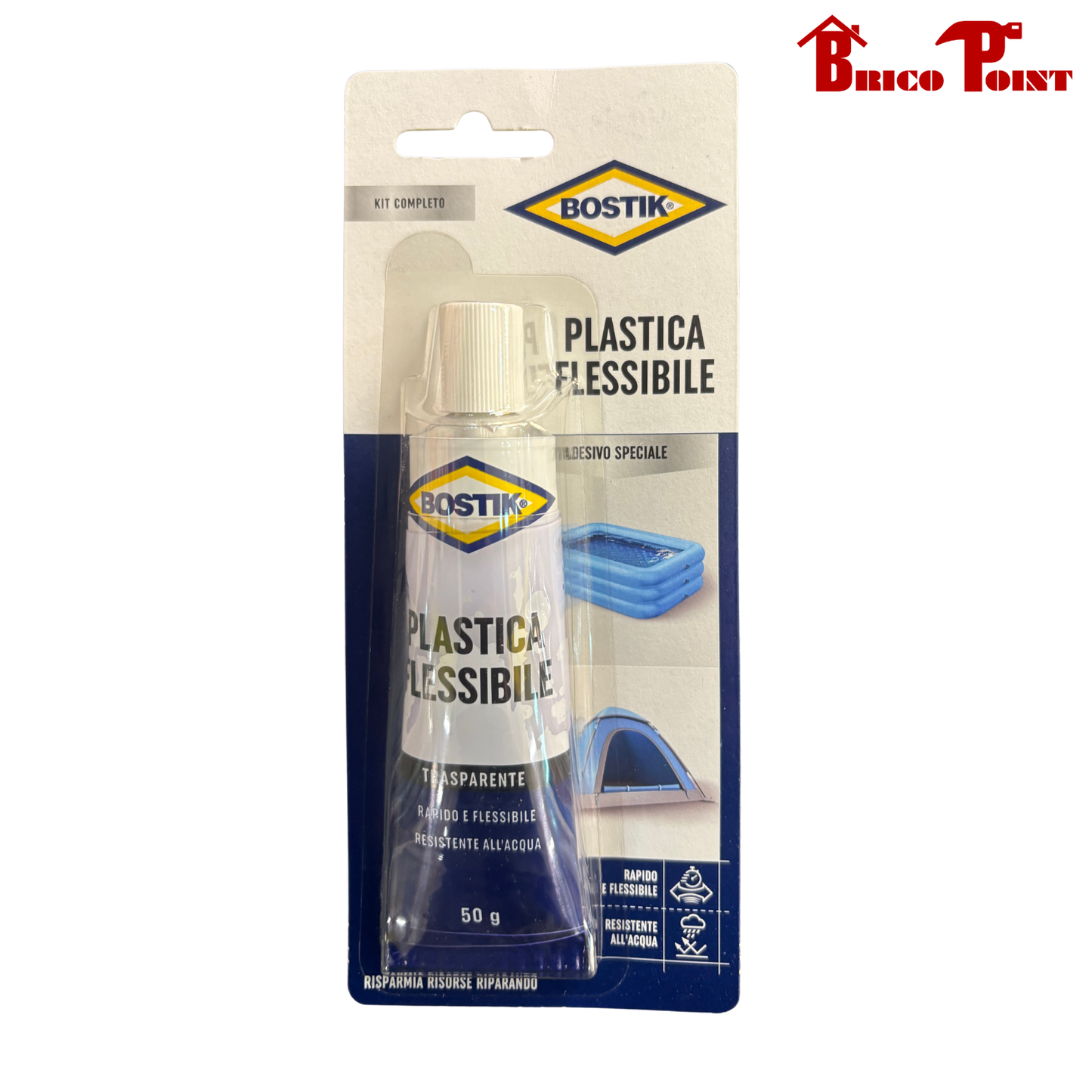 Bostik Colla Plastica Flessibile Trasparente 50 g
