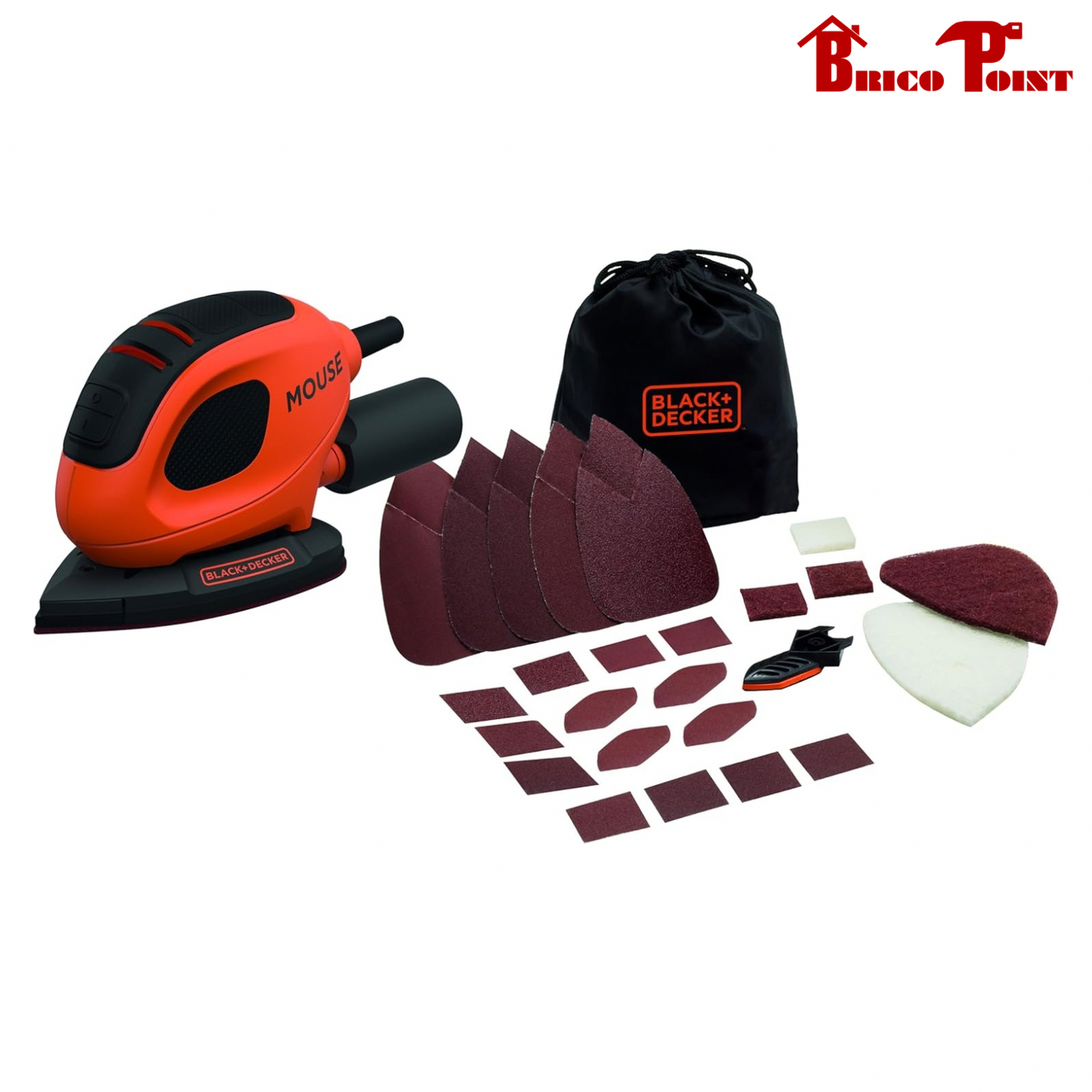 Black & Decker Levigatrice Mouse Multifunzione 55W